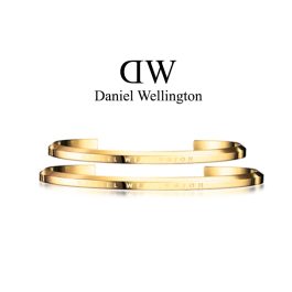 CP026 Vòng tay cặp đôi titan DW Daniel Welling màu vàng