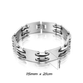 LN037 Lắc tay nam inox cao cấp đẹp giá rẻ Hàn Quốc