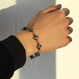 LN184 Lắc tay titan Chrome Hearts