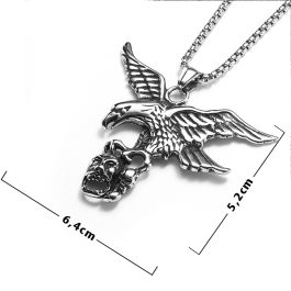 MD039 Mặt dây chuyền nam thép titan hình con chim đại bàng