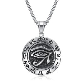 MD072 Mặt dây chuyền nam thép titan con mắt của thần Horus