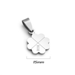 MD113 Mặt dây chuyền inox hình hoa mai