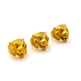 N597 Nhẫn nam Titan đầu con hổ mạ vàng (Size 7-8)