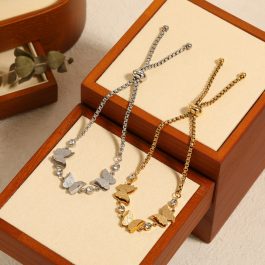 TA089 Lắc tay nữ titan con bướm cách điệu