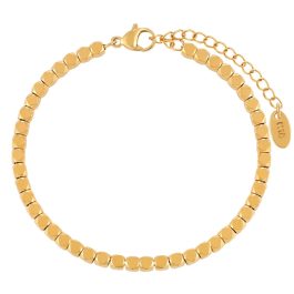TA155 Lắc tay nữ titan chuỗi hạt vuông