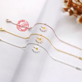 TA301 Lắc tay titan hoa cúc