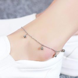 TA536 Lắc chân chuông titan màu trắng
