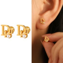 TB222 Bông tai nữ titan Dior