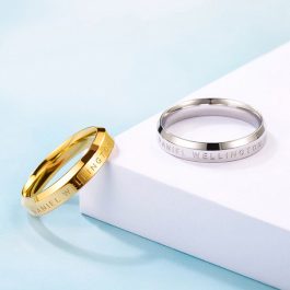 TC243 Nhẫn nữ titan DW DANIEL WELLINGTON