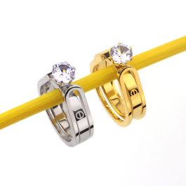 TC088 Nhẫn nữ titan cartier hột cao cực sang (Size 6-7-8)