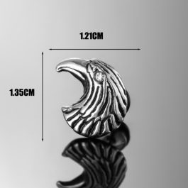 BT165 Bông tai inox đầu chim đại bàng