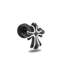 BT305 Bông tai nam inox thánh Chrome Heart