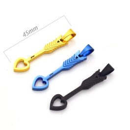 MD095 Mặt dây chuyền inox hình mũi tên