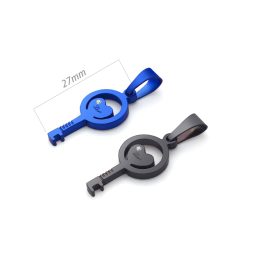 MD100 Mặt dây chuyền inox hình chìa khóa