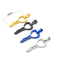 MD101 Mặt dây chuyền inox hình chìa khóa