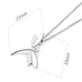 MD118 Mặt dây chuyền inox hình con chuồn chuồn