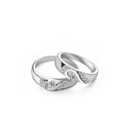 NC002 Nhẫn cặp đôi inox trái tim