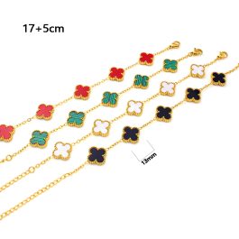 TA311 Lắc tay titan van cleef size 13mm mạ màu vàng