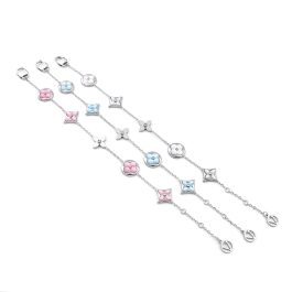 TA323 Lắc tay nữ titan hoa LV