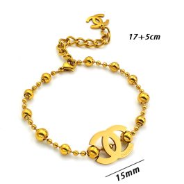 TA333 Lắc tay bi titan mặt chữ X chanel