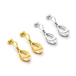 TB144 Bông hoa tai titan hình giọt nước