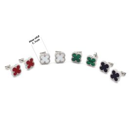 TB210 Bông tai titan van cleef size 11mm