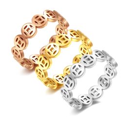 TC151 Nhẫn nữ titan kim tiền