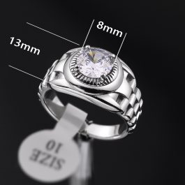 TC325 Nhẫn titan nam phong cách rolex