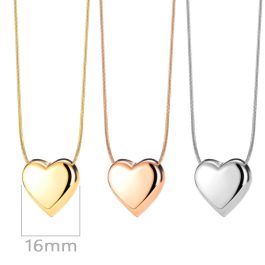 TN510 Dây chuyền titan mặt hình trái tim