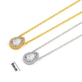 TN690 Dây chuyền nữ titan mặt hình giọt nước