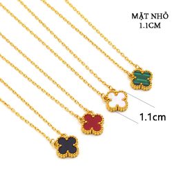 TN723 Dây chuyền titan van cleef size 11mm