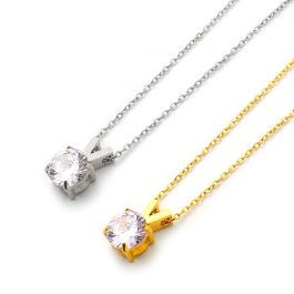 TN872 Dây chuyền vòng cổ nữ titan chữ V