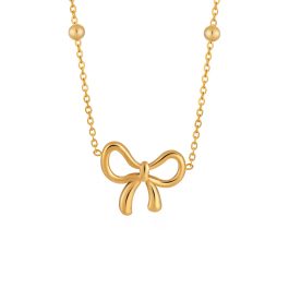 TN882 Dây chuyền titan hình cái nơ