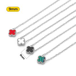 TN884 Dây chuyền titan van cleef size 9mm