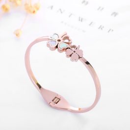 TV033 Vòng tay titan cỏ 4 lá