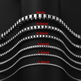 DN189 Dây chuyền inox ô vuông