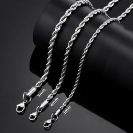 DN192 Dây chuyền nam Titan kiểu dây thừng buộc tàu