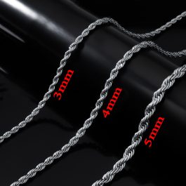 DN192 Dây chuyền nam Titan kiểu dây thừng buộc tàu