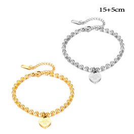 TA012 Lắc tay bi titan trái tim love forever 520