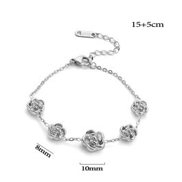 TA334 Lắc tay titan hoa hồng