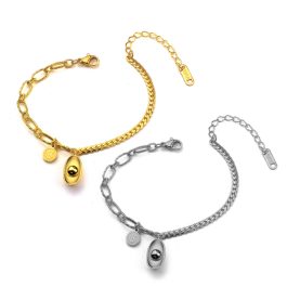 TA363 Lắc tay titan đồng tiền ngân lượng thỏi vàng