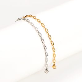 TA378 Lắc tay titan mắc xích chạm móc máy không phụ kiện