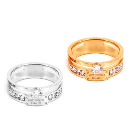 TC062 Nhẫn nữ titan thời trang Hàn Quốc