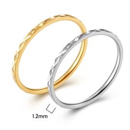 TC173 Nhẫn titan bảng nhỏ mỏng chạm hình tia X