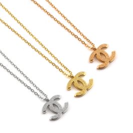 TN038 Dây chuyền titan thương hiệu Chanel phun cát