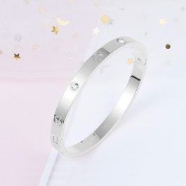 TV066 Vòng tay titan cartier không vít size nữ số 16