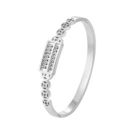 TV143 Vòng tay titan inox bảng tính cổ điển