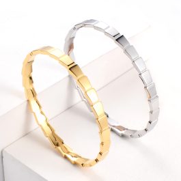 TV184 Vòng tay nữ titan kiểu rắn cổ điển