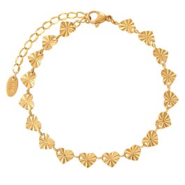 TA174 Lắc tay nữ titan trái tim