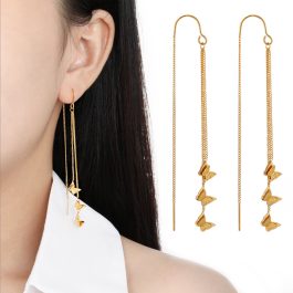 TB278 Bông hoa tai nữ titan con bướm fom tòn ten